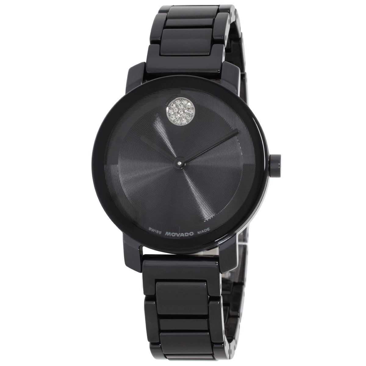 Movado BOLD Evolution 2.0 Quartz Black Dial Ladies Watch 3601235