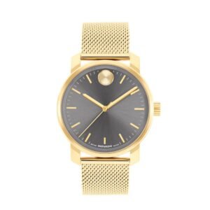 Movado Bold Quartz Gunmetal Grey Dial Men's Watch 3601309