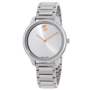 Movado Bold Quartz Silver Dial Ladies Watch 3601316