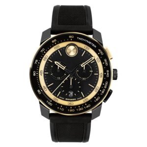Movado Bold TR90 Chronograph Quartz Black Dial Men's Watch 3601421