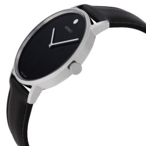 Movado Musem Black Dial Men's Watch 607589