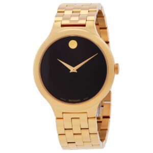 Movado Veturi Quartz Black Dial Men's Watch 608043