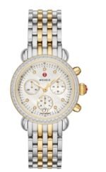 Michele Chronograph Quartz Diamond Silver Dial Watch MWW03C000514