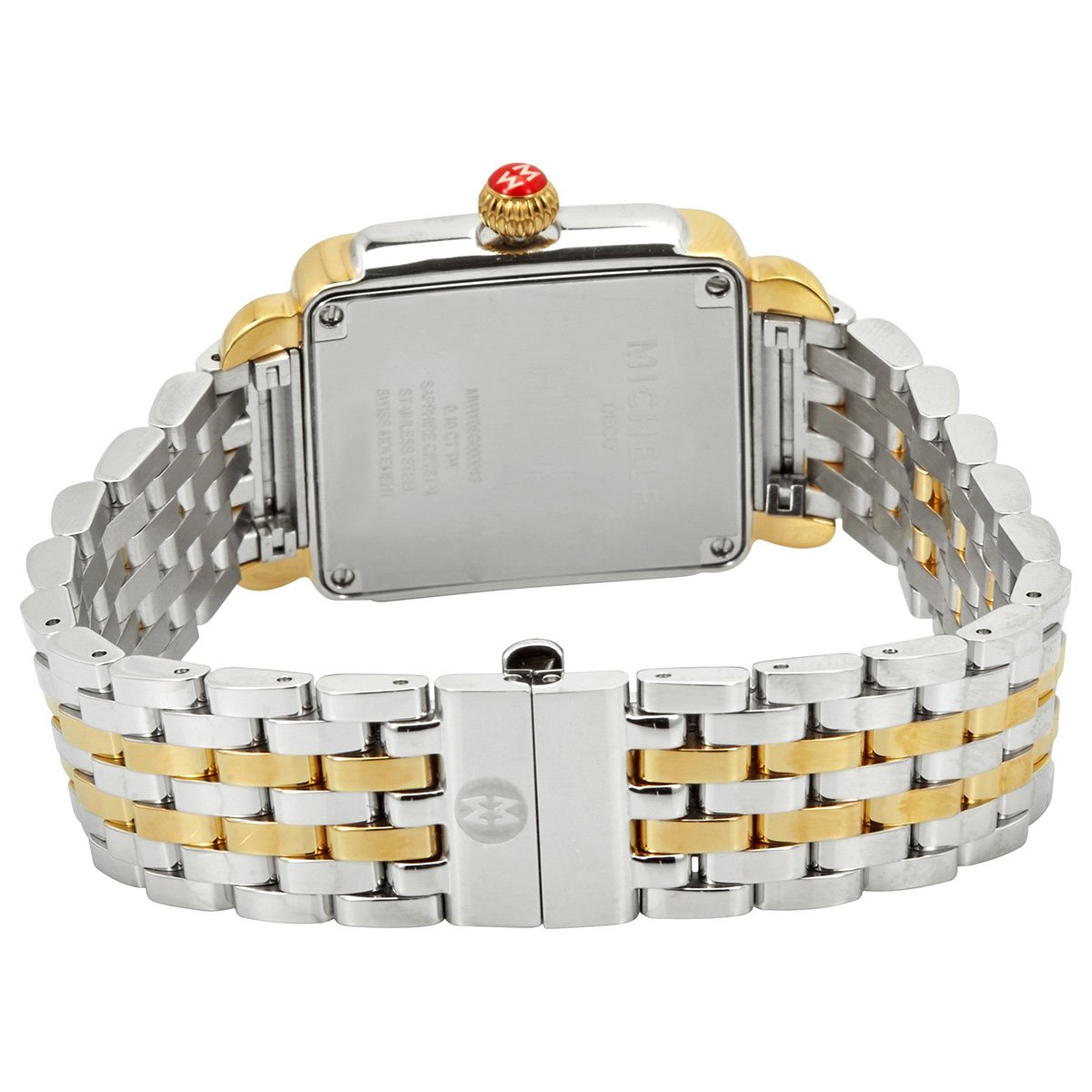 Michele Deco Madison Mid Quartz Silver White Dial Ladies Watch MWW06G000013 - Image 2