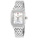 Michele Ladies Deco-16 Mother of Pearl Dial Steel Watch MWW06V000001