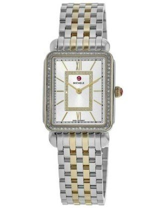 Michele Deco Quartz Diamond Ladies Watch MWW06X000039