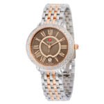 Michele Serein 16 Diamond Cocoa Diamond Dial Ladies Watch MWW21B000061