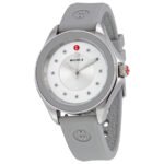 Michele Cape Silver Dial Blue Topaz Ladies Watch MWW27A000016