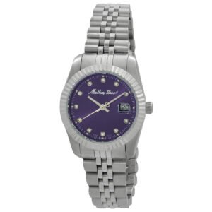 Mathey-Tissot Mathy III Quartz Purple Dial Ladies Watch D810APU