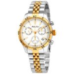 Mathey-Tissot Mathey II Quartz Crystal White Dial Ladies Watch H1822CHBI