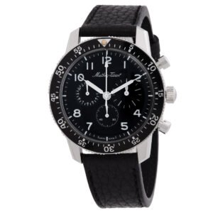 Mathey-Tissot 1968 Chronograph Automatic Black Dial Men's Watch H1968N