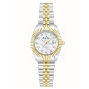 Mathey-Tissot Quartz White Mother of Pearl Dial Ladies Watch H250955A-A