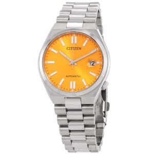 Citizen Tsuyosa Automatic Yellow Dial Men's Watch NJ0150-81Z - luxury watch