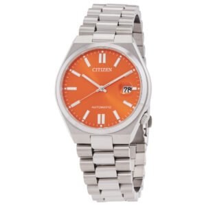 Citizen Tsuyosa Automatic Orange Dial Men's Watch NJ0151-53Z - luxury watch