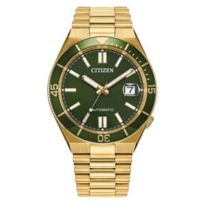 Citizen Tsuyosa Shore Automatic Green Dial Men's Watch NJ0232-53X - luxury watch