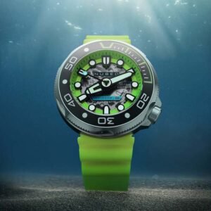 NUBEO Ventana Green Dial Men's Watch NB-6113-06