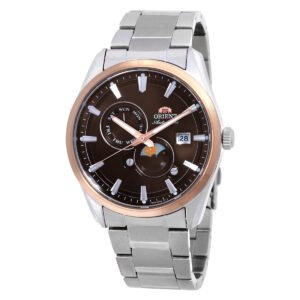 Orient Contemporary Stretto Day-Night Automatic Brown Dial Men's Watch RA-AK0313Y30B