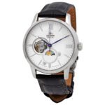 Orient Sun & Moon Automatic Silver Dial Men's Watch RA-AS0011S10B