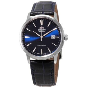 Automatic Blue Dial Blue Leather Men's Watch RA-AC0F06L10B - luxury watch