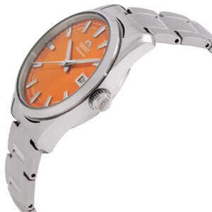 ORIENT Classic Stretto Date Automatic Orange Dial Watch RA-AC0R08Y30B