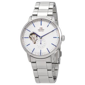 ORIENT Open Heart Automatic White Dial Men's Watch RA-AR0102S10B