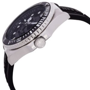 PHILIPP PLEIN The Skull Diver Quartz Black Dial Men's Watch PWOAA0122