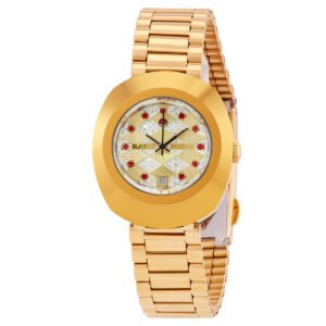 Rado Original Automatic Diamond Champagne Dial Ladies Watch R12416193