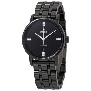 Rado DiaMaster Automatic Diamond Black Dial Ladies Watch R14043717