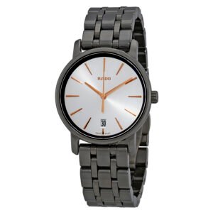 Rado DiaMaster Silver Dial Ladies Ceramic Watch R14064107