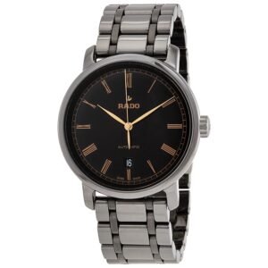 Rado DiaMaster Black Dial Automatic Men's Ceramic Watch R14805162