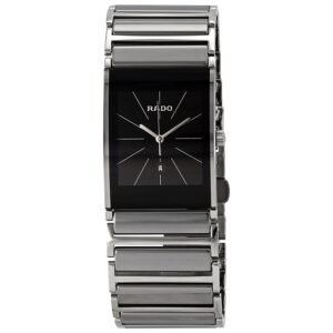 Rado Integral Black Dial Ceramic Men's Watch R20784159