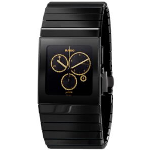 Rado Ceramica XL Chronograph Black Dial Men's Watch R21714712
