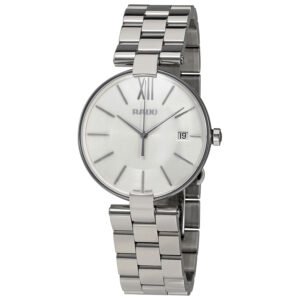 Rado Coupole White Dial Ladies Stainless Steel Watch R22852013