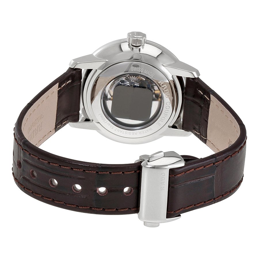 Rado Coupole Classic Automatic Silver Dial Ladies Leather Watch R22862725 - Image 3