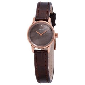 Rado Coupole Classic Brown Mother of Pearl Dial Ladies Leather Watch R22891935