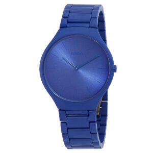 Rado True Round Thinline Les Couleurs Le Corbusier Spectacular ultramarine 4320K Quartz Blue Dial Watch R27092622