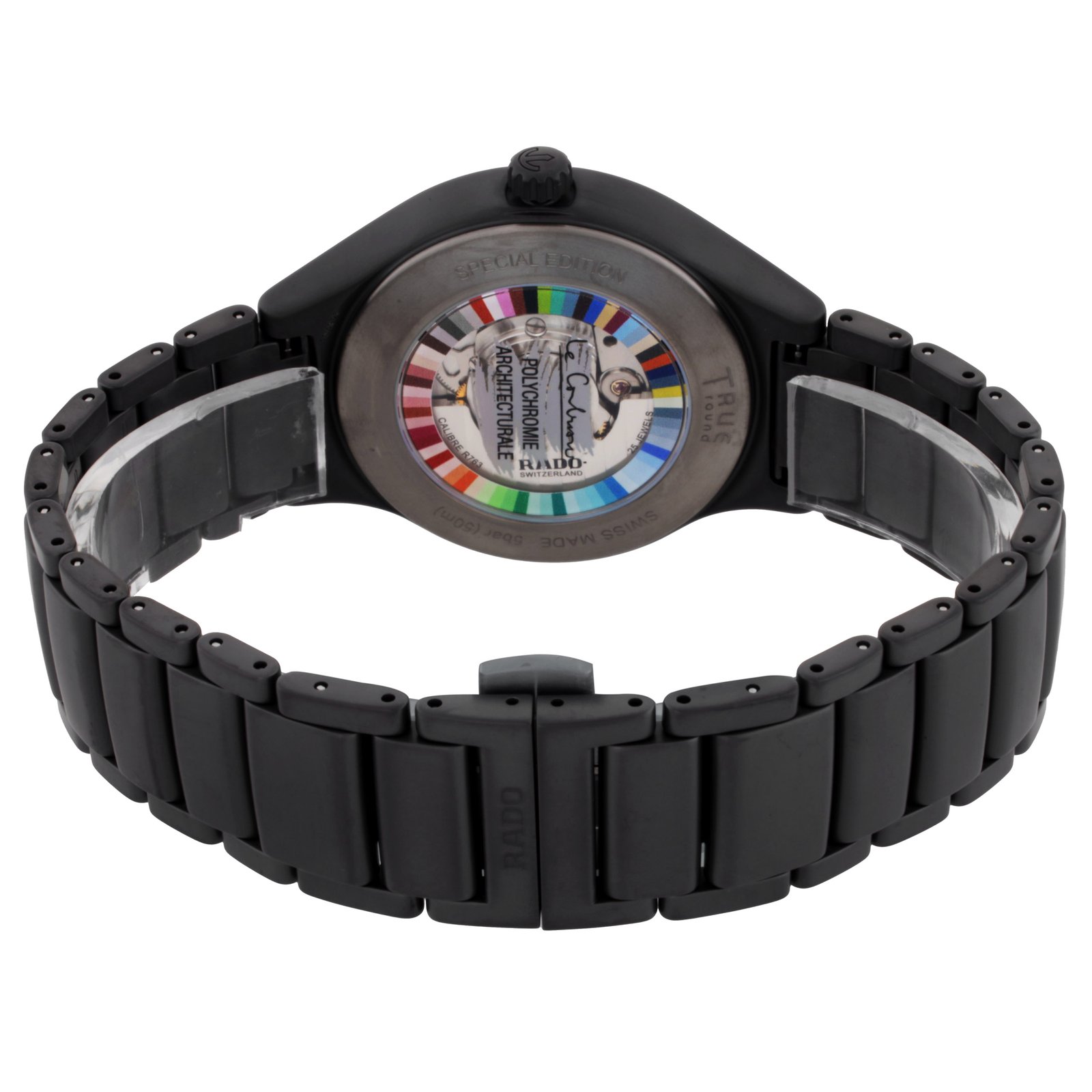 Rado True Round Automatic Black Dial Watch R27111162 - Image 3