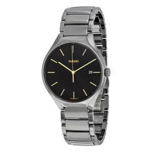 Rado True Black Dial Ceramic Men's Watch R27239152