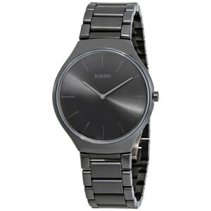 Rado True Thinline Black Dial Men's Watch R27262102