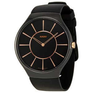 Rado True Thinline Black Ceramic Unisex Watch R27741159
