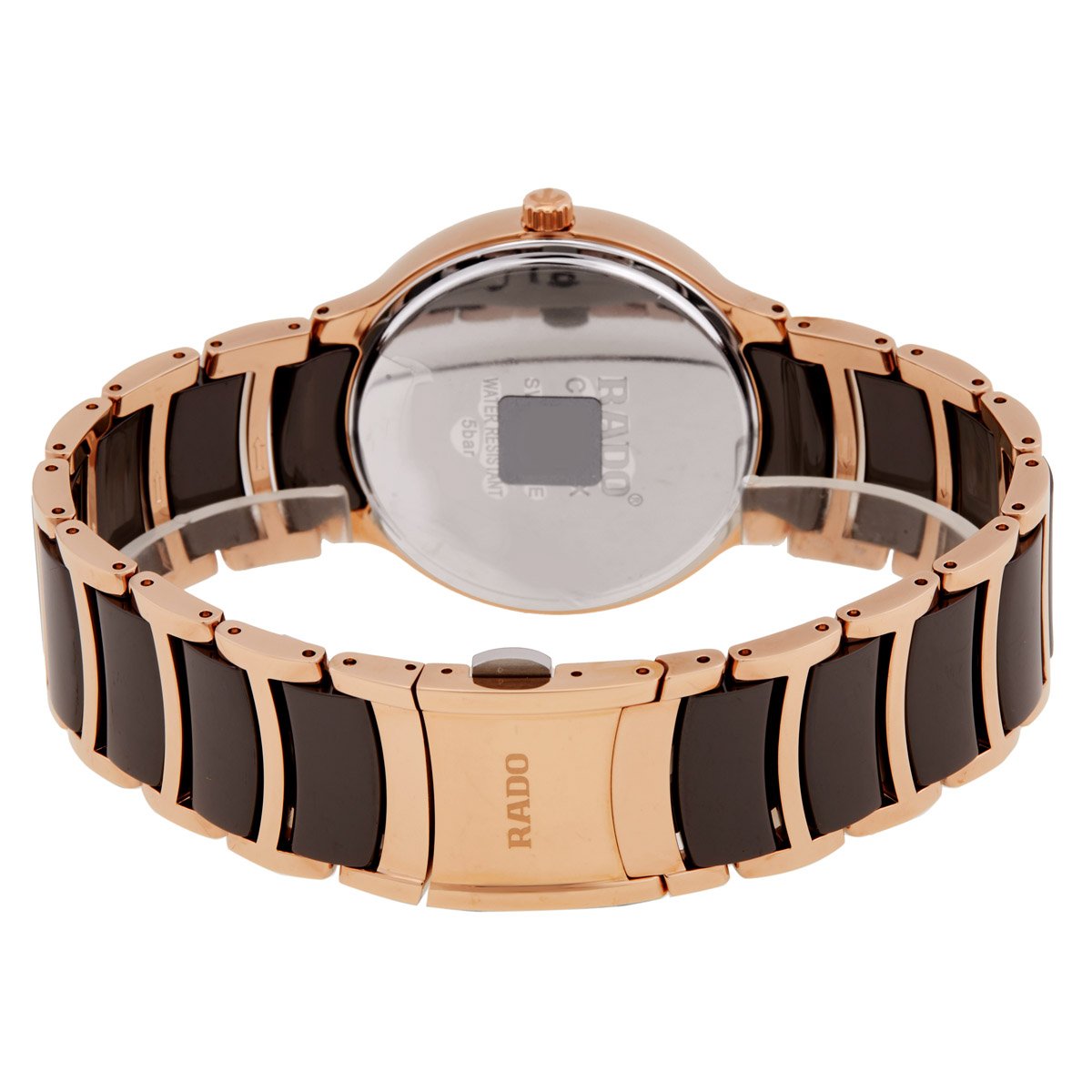 Rado Centrix Diamonds Quartz Brown Dial Unisex Watch R30023732 - Image 3