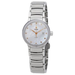 Rado Centrix Automatic Mother of Pearl Diamond Dial Ladies Watch R30027923