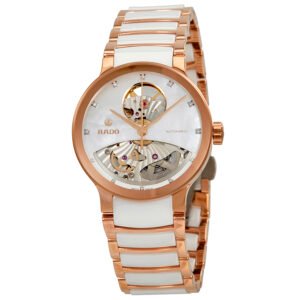 Centrix Open Heart Mother Of Pearl Dial Automatic Ladies Watch R30248902 - luxury watch
