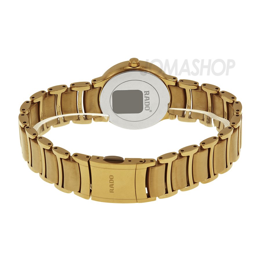 Rado Centrix Jubile Black Diamond Dial Gold-Plated Stainless Steel Ladies Watch R30528713 - Image 3