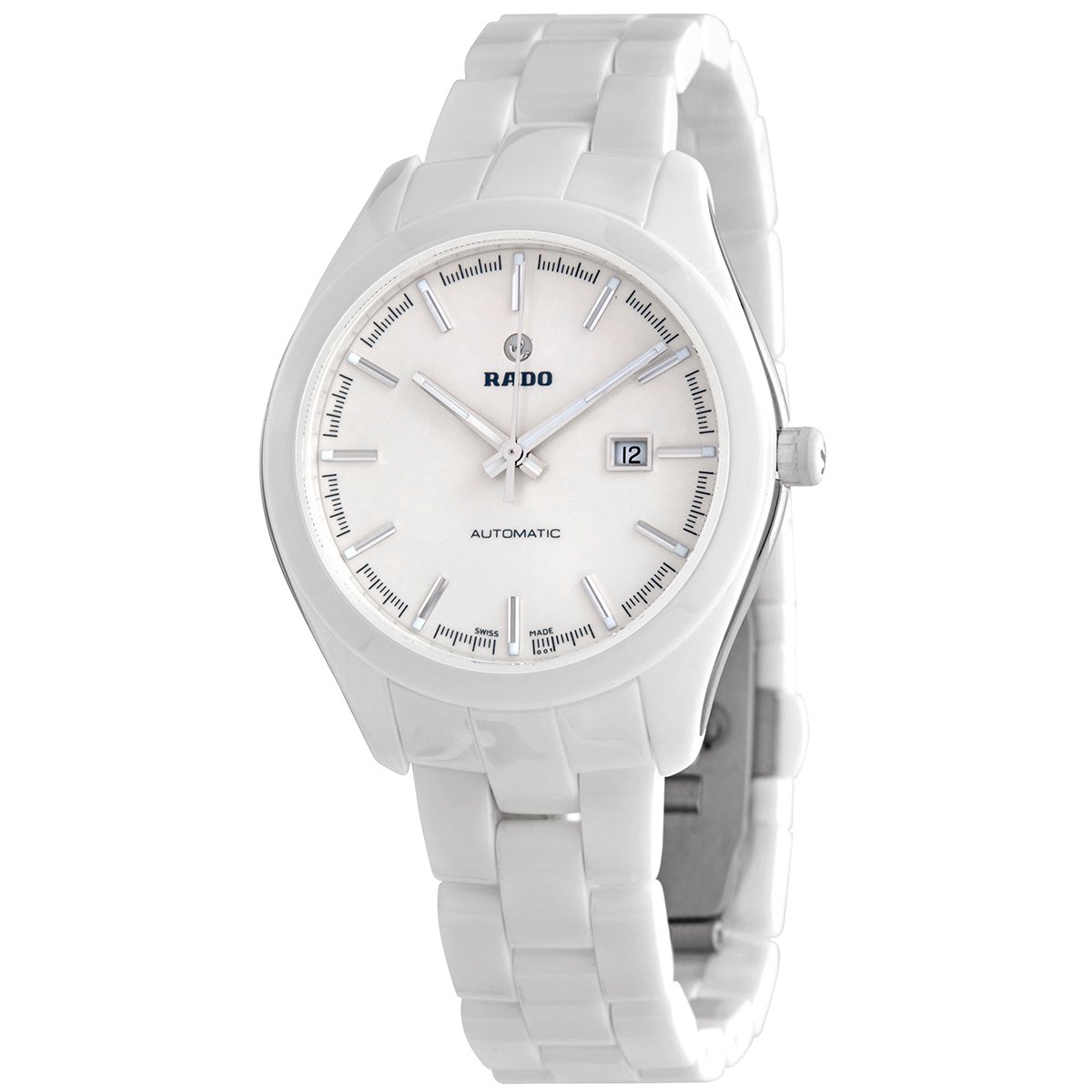 Rado Hyperchrome Automatic White Ceramic Ladies Watch R32258012