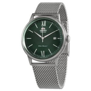 Orient Bambino Automatic Green Dial Men's Watch RA-AC0018E10B - luxury watch