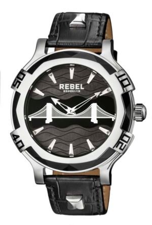 Brooklyn Bridge Black Dial Men's Watch RB102-4071 - luxury watch