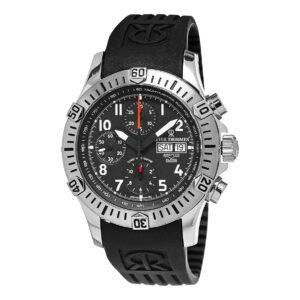 Air Speed XL Chronograph Automatic Black Dial Men's Watch 16071.6834 - luxury watch