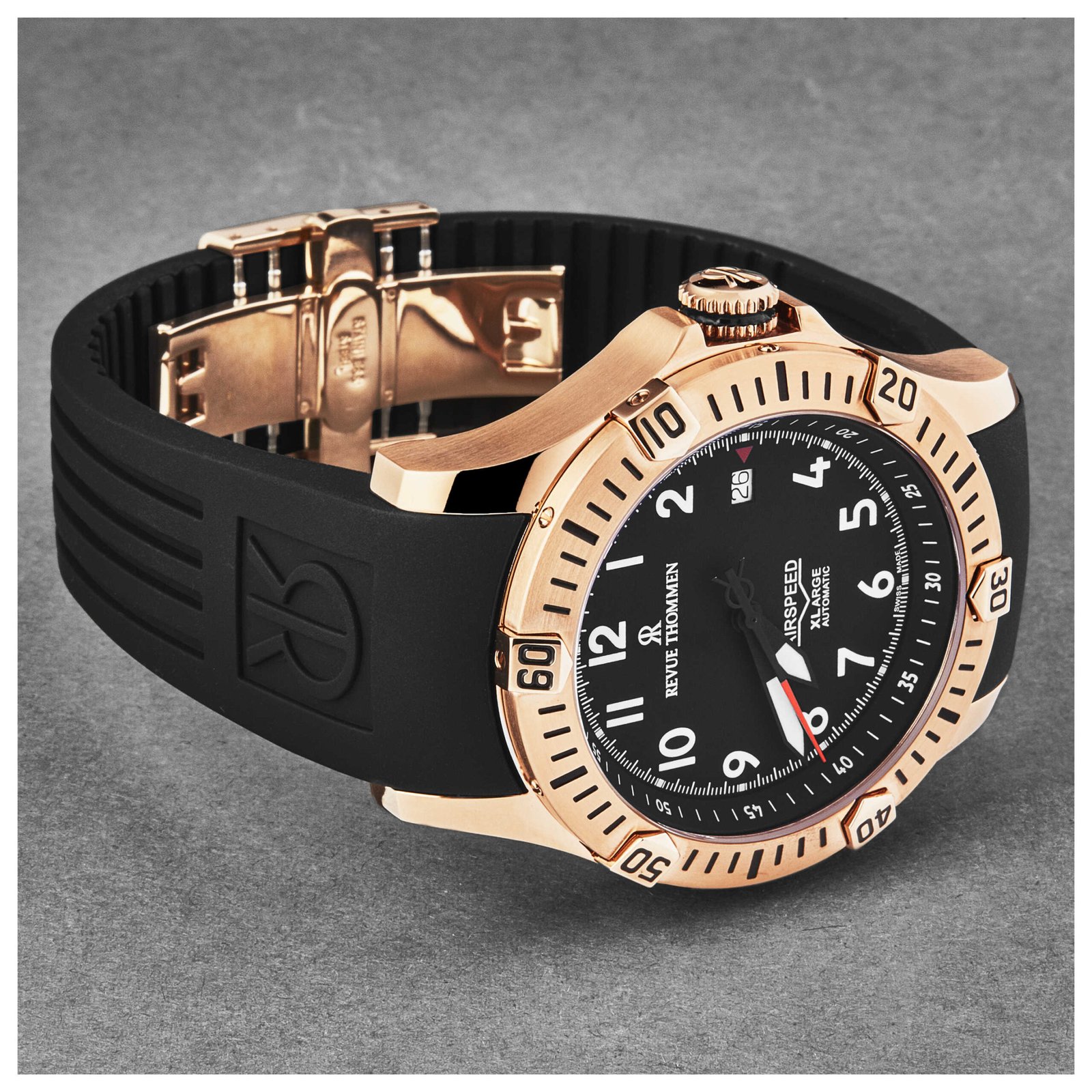 Airspeed 43.5mm Black Dial Men's Automatic Watch 16070.4767 - Image 2