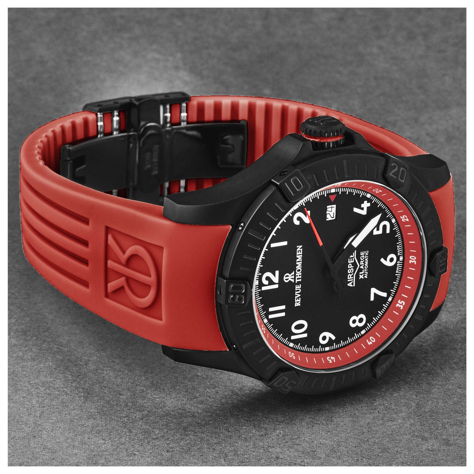 Air Speed 43.5mm Black Dial Men's Automatic Watch 16070.4776 - Image 3